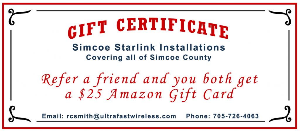 Simcoe Starlink Gift Card